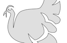 Thanksgiving Turkey (Free Pumpkin Stencil - Pumpkin Pattern for Free Printable Thanksgiving Pumpkin Stencils