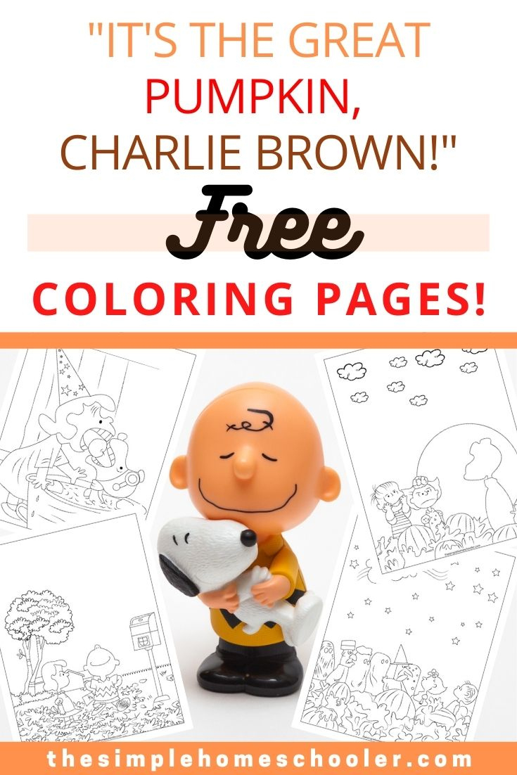 The Best Charlie Brown Halloween Printable Coloring Pages! - The with Great Pumpkin Charlie Brown Free Printables