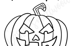 The Best Pumpkin Coloring Pages (Free Printable) - Cassie Smallwood with Free Printable Halloween Pumpkin Pictures