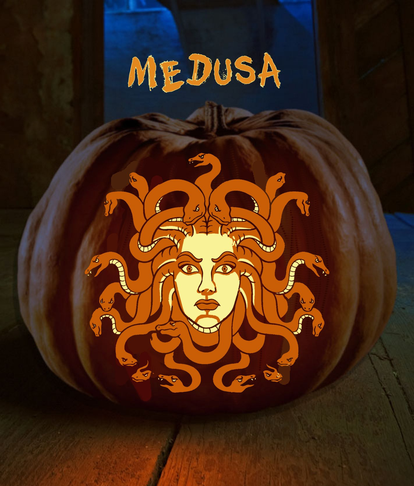 The Pumpkin Wizard - All Access Members Only with regard to Printable Medusa Pumpkin Stencil