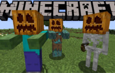 This Minecraft Event Happens Once Every Year During Halloween.. with Pumpkin Head Zombie Minecraft