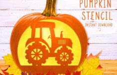 Tractor Pumpkin Stencil, Tractor Truck Printable Stencil, Jack O' Lantern,  Farm Pumpkin Carving Template, Halloween, Instant Download - Etsy Denmark with Tractor Pumpkin Stencil Printable