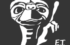 Use This Stencil To Create Your Own E.t. Jack-O-Lantern This Fall! in Et Pumpkin Stencil Printable