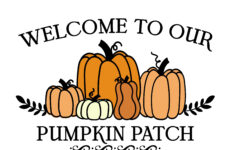 Welcome To Our Pumpkin Patch Sign|D-1292283 regarding Pumpkin Patch Printable Sign