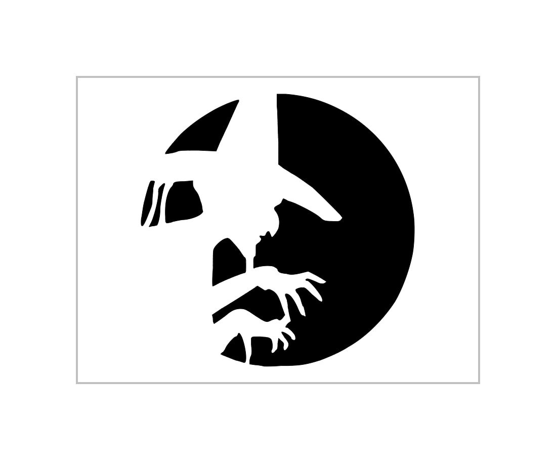Wicked Witch Moon Stencil Halloween Pumpkin Carving Reusable Sheet with regard to Pumpkin Stencils Printable Witch