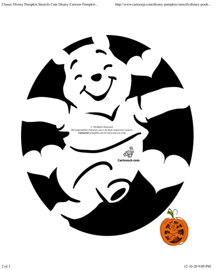 Printable Winnie The Pooh Pumpkin Stencil Printable Winnie The Pooh Pumpkin Stencil