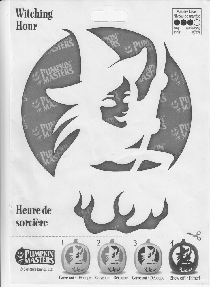 Witch Pumpkin Stencils Free Printable Witch Pumpkin Stencils Free Printable