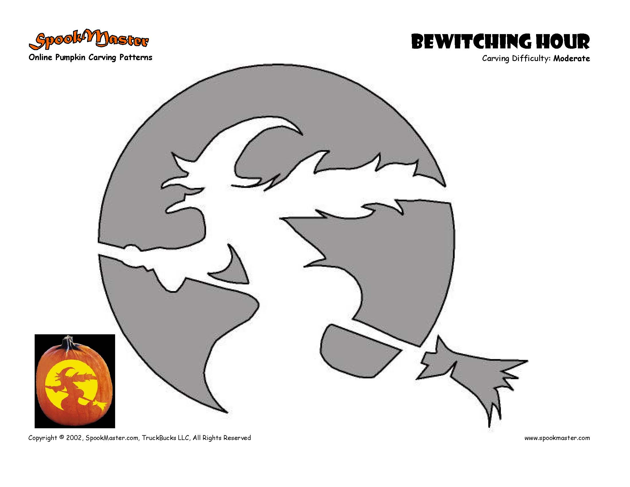Witch (Pumpkin Stencil - Pumpkin Pattern - Pumpkin Template - Jack pertaining to Witch Pumpkin Templates Printable