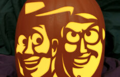 Woody &amp; Buzz Carved Foam Pumpkin Toy Story Pixar Disney Space Ranger Mickey  - Etsy inside Buzz Lightyear Pumpkin Stencil Printable
