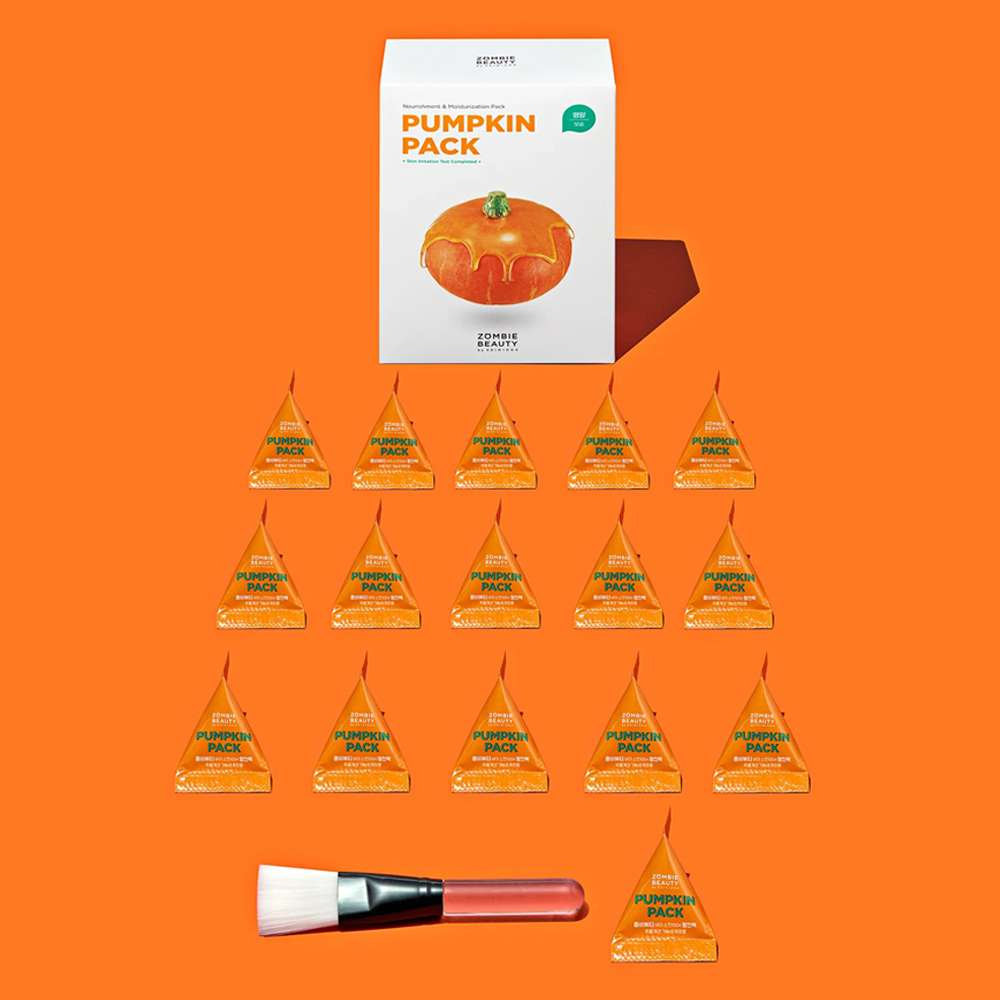 Zombie Beautyskin1004 Pumpkin Pack | Overnight Masken with Pumpkin Pack Zombie Beauty