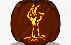 Zombie Hand Design For Pumpkin Carving Ideas Include File Ready To for Zombie Pumpkin Templates Free