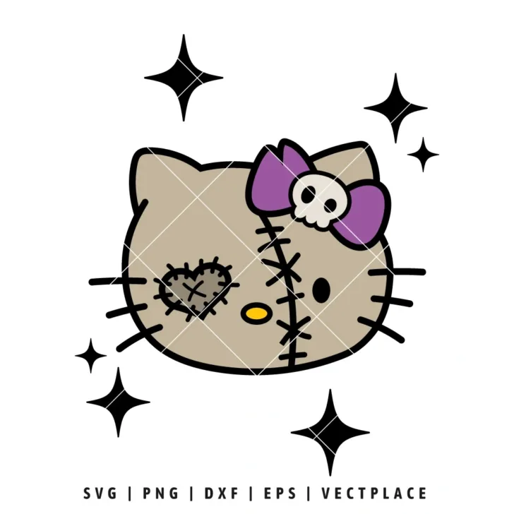 Hello Kitty Zombie Pumpkin