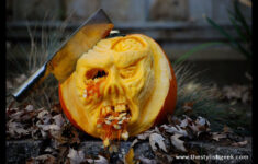 Zombie Pumpkin Speed Carving + Tutorial within How To Make A Zombie Pumpkin